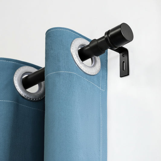 Adjustable Curtain Rod with Aluminium Finials