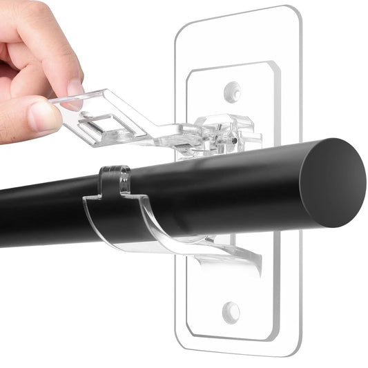 No-Drill Self-Adhesive Curtain Hooks